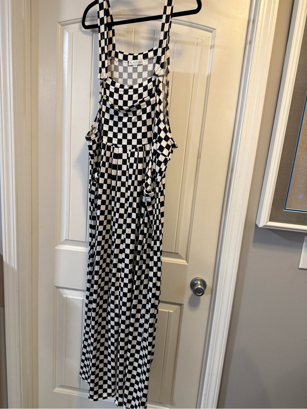 Blakeley Black & White Checkered Overalls